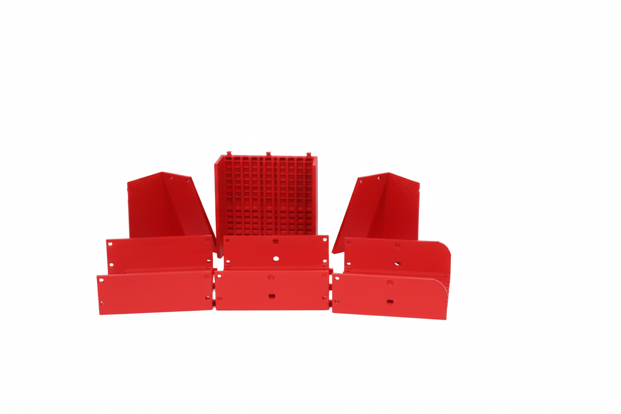Golden Channels Double Funnel Sluice in red