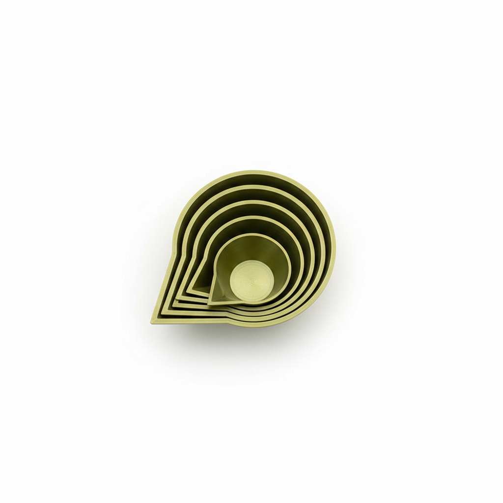 Green Gold Pour Jug Set plain