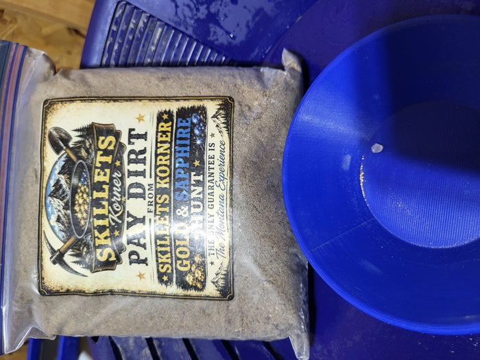 Gold and sapphires found in Skillets Korner pay dirt