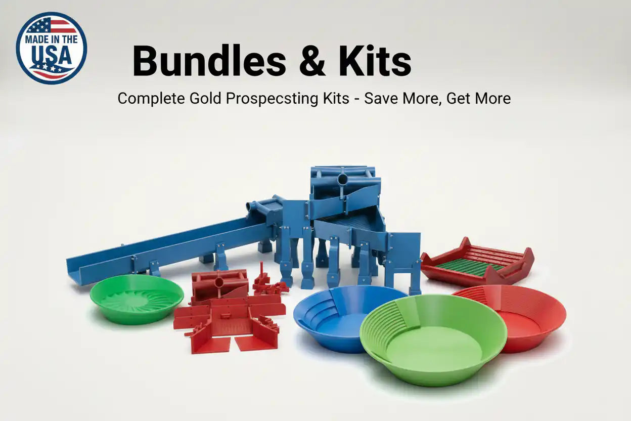Gold prospecting bundles and kits with store products — Hobby Miner Outlet