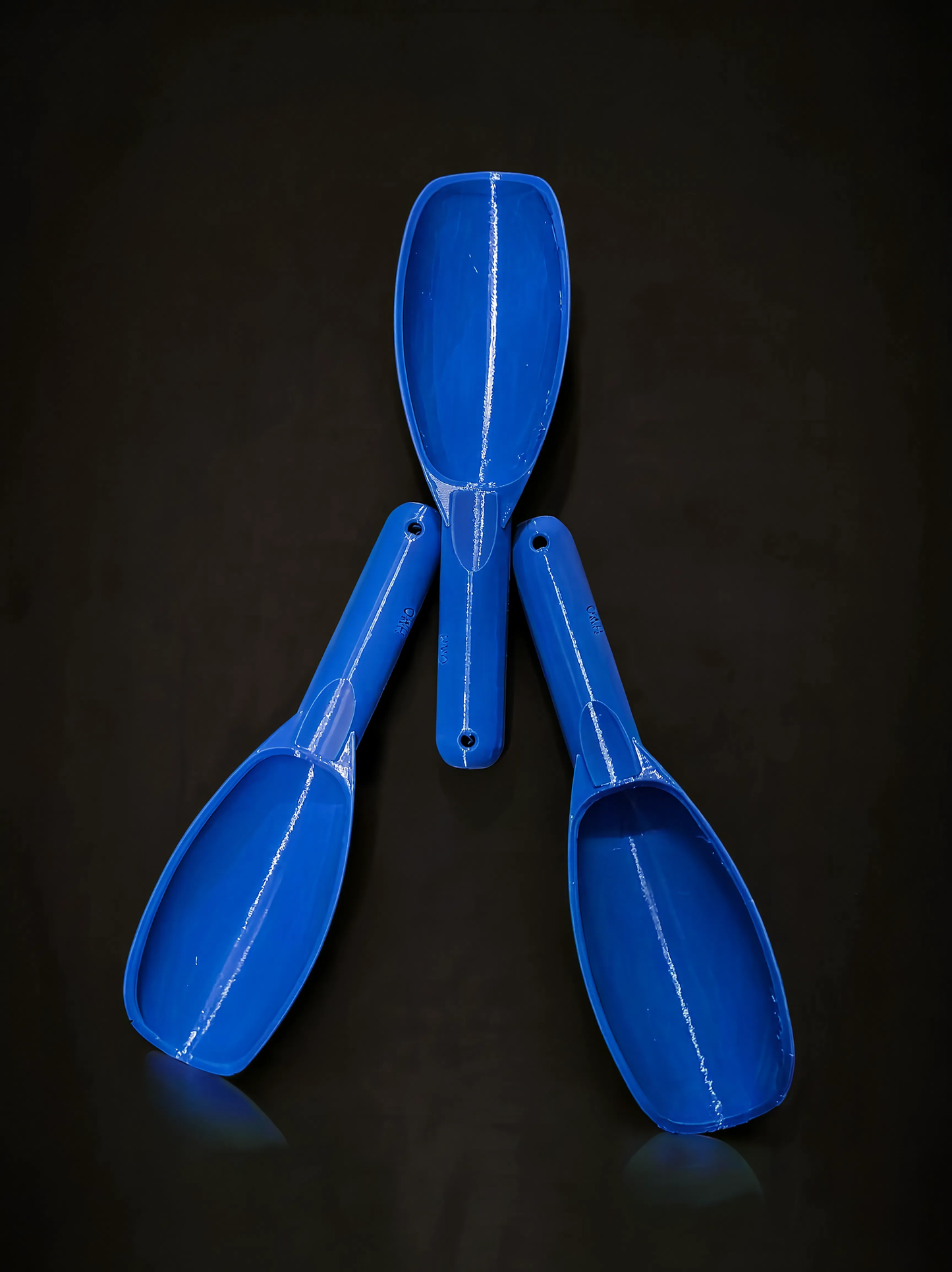 USA-Built Gold Scoops — PETG | 2 Sizes | 3 Colors | Maker-Direct Pricing