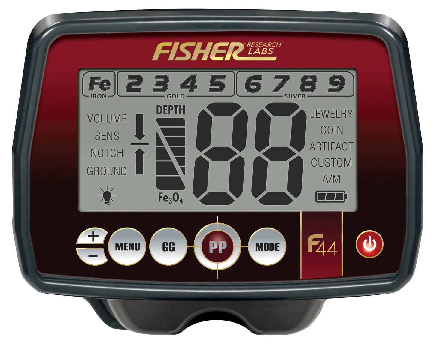 Fisher F44 Weatherproof Metal Detector