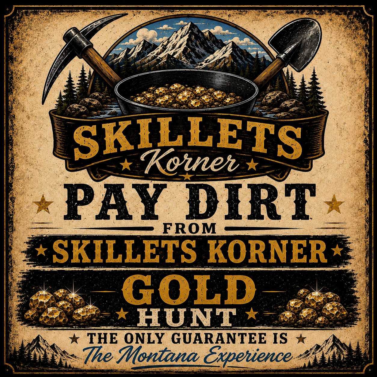 Montana Paydirt & Gem Stone Bags — Quart Size Bags