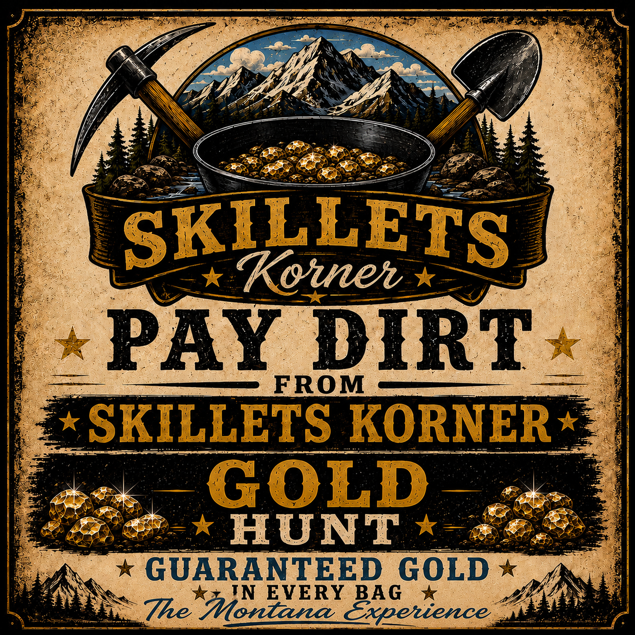 Montana Paydirt & Gem Stone Bags — Quart Size Bags
