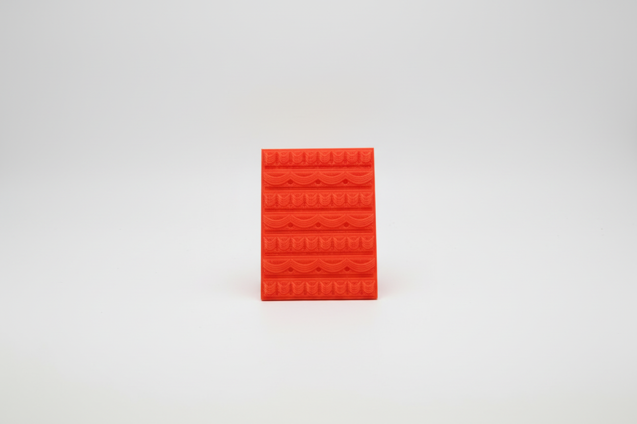 Bright Red Golden Shores Mat