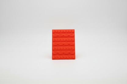 Bright Red Golden Shores Mat