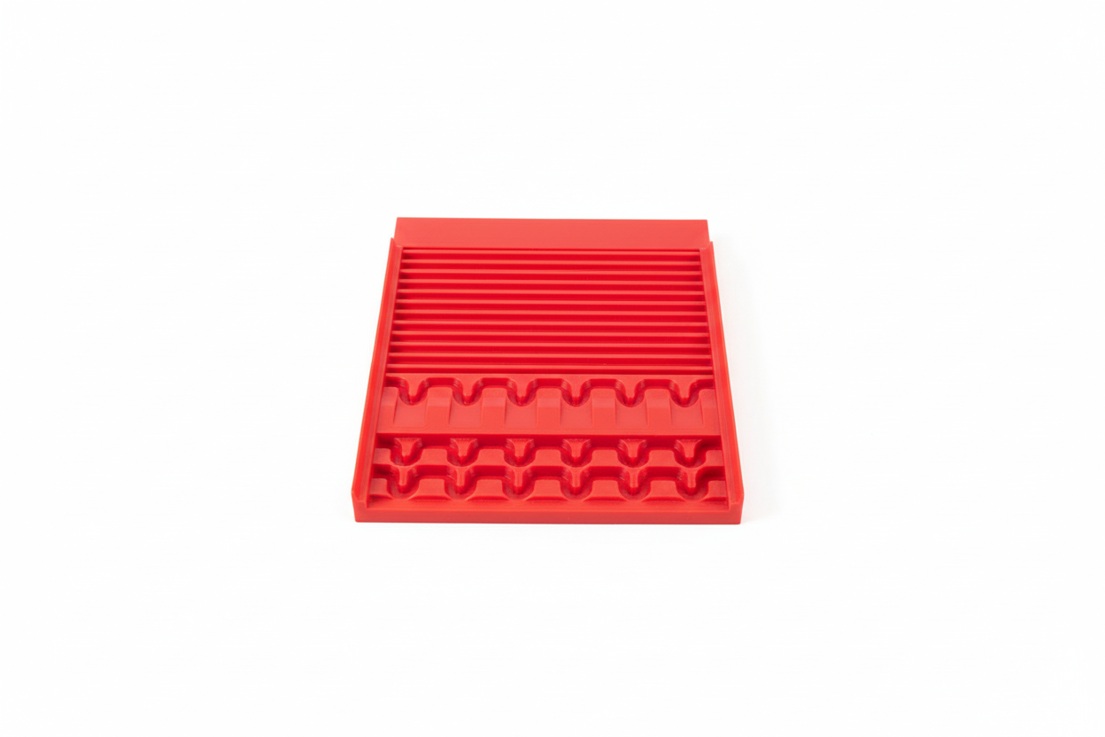 Bright Red Mustang Mat