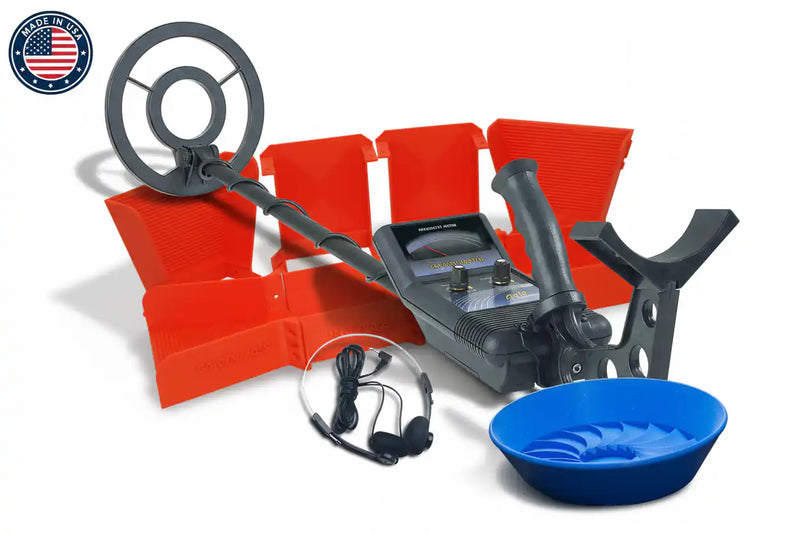 Creek Prospector Bundle with red sluice and blue pan