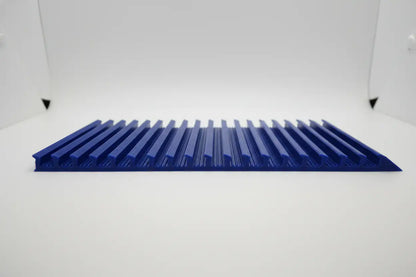 Deep Blue Golden Streams Mat