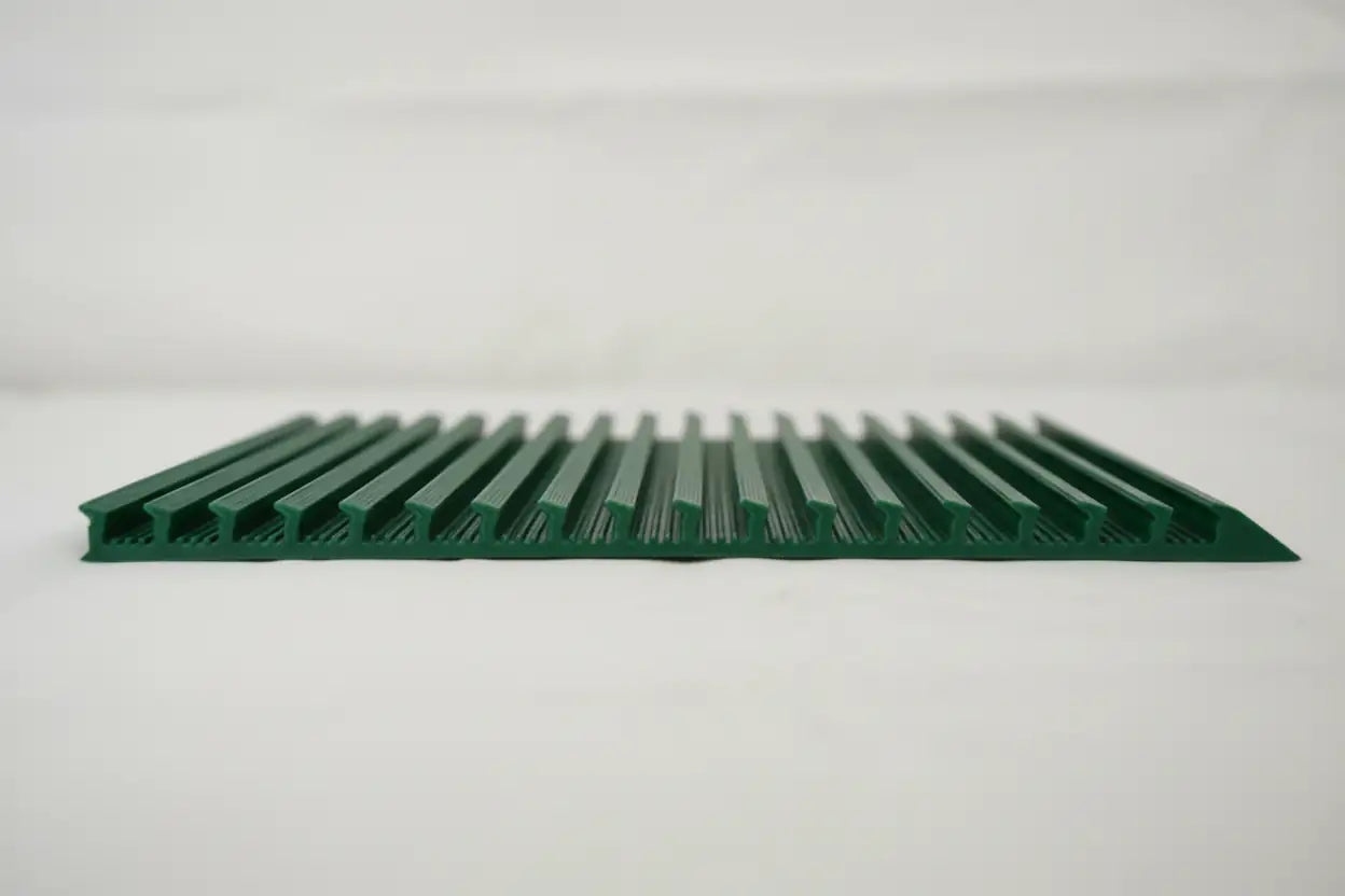 Forest Green Golden Streams Mat - Studio Background