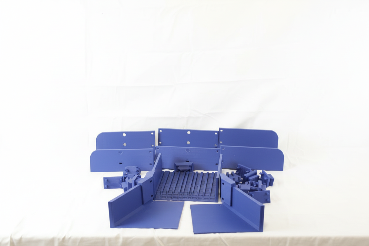 Golden Channels Double Funnel Sluice in blue