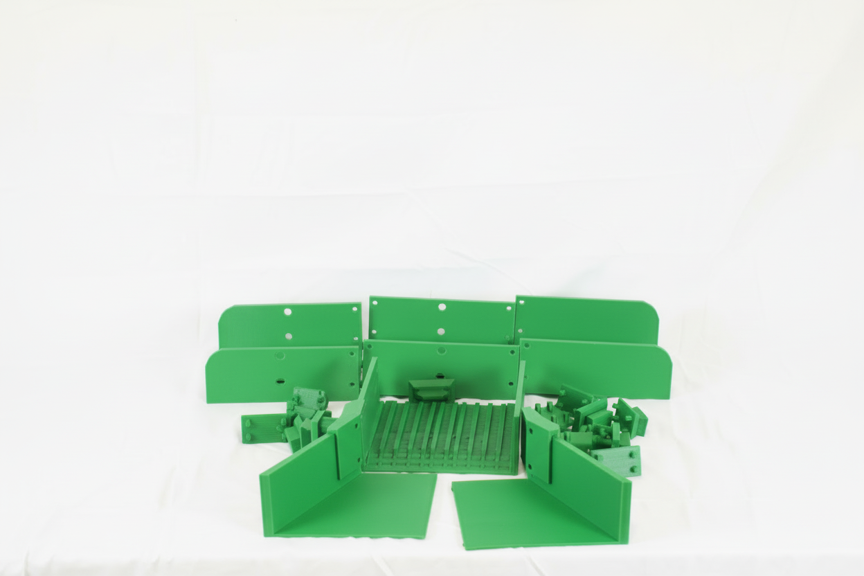 Golden Channels Double Funnel Sluice in green