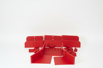 Golden Channels Double Funnel Sluice in red