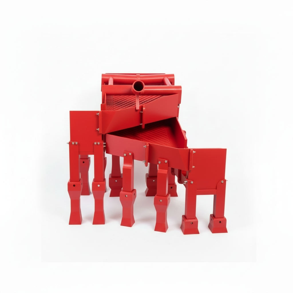 Golden Mustang in red