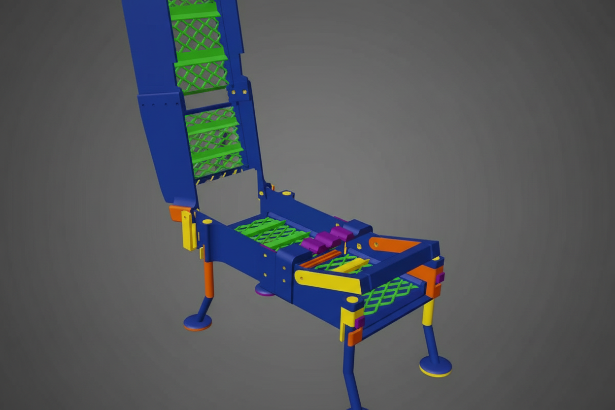Image 5 - Blue Body Green Grizzy Bars