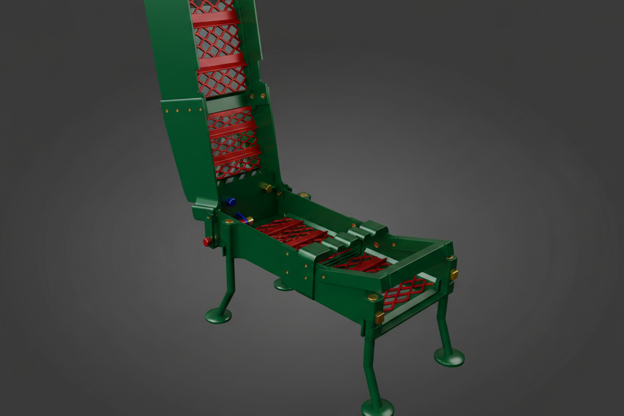 Image 5 - Green Body, Red Grizzy Bars