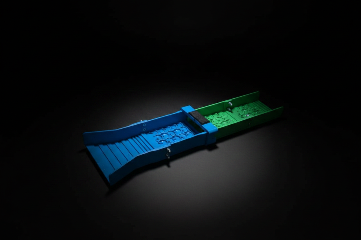 FlowCore — Blue & Green Dark Studio