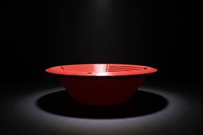 Golden Giant Gold Pan - Side View Red