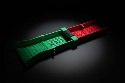 FlowCore — Green & Red Dark Studio