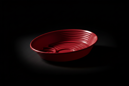 Gold Wash Pan - Red