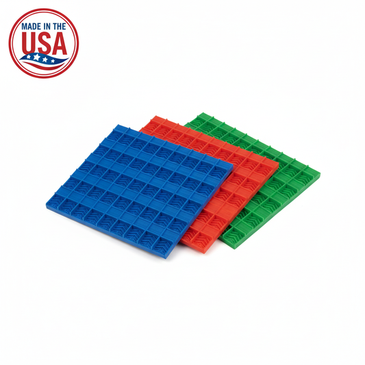 Nugget Trap Mats - grouped variants with Made in USA badge